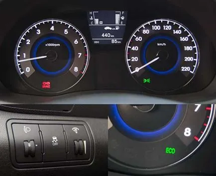 Eco üzemmód Hyundai Solaris és hogyan kapcsolja be (mód) Eco üzemmód Hyundai Solaris és hogyan kapcsolja be