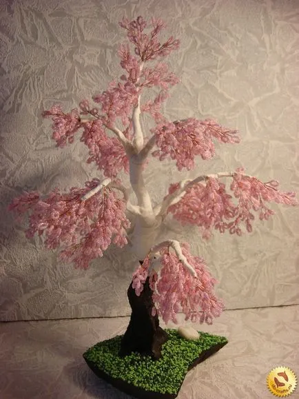 Sakura gyöngy kezével, a mester osztályt kezdők, szövés lépésről lépésre fotók