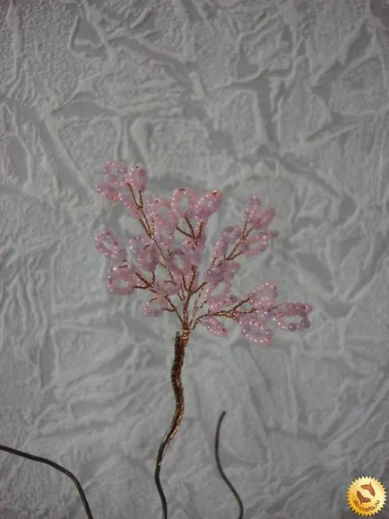 Sakura gyöngy kezével, a mester osztályt kezdők, szövés lépésről lépésre fotók