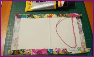 Scrapbooking-fedél útlevél