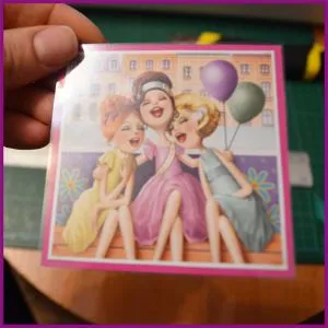 Scrapbooking-fedél útlevél