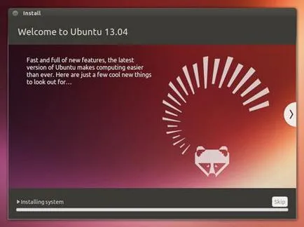 Létrehozása egy bootolható meghajtót és telepítése ubuntu flash (telepítés) Létrehozása egy bootolható meghajtót és telepítése ubuntu flash