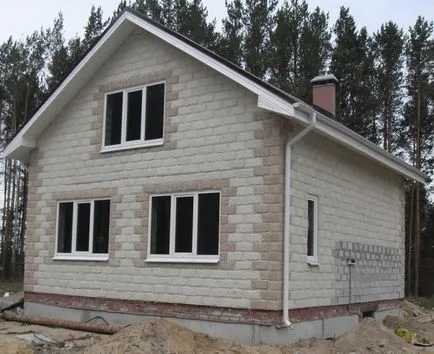 Építése egy kőház