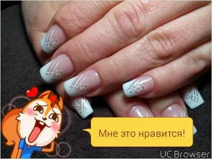 Esküvői köröm design képen