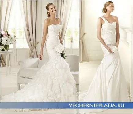Pronovias esküvői ruhák (Pronovias) 2013-ban, több mint 130 fénykép, estélyi ruhák