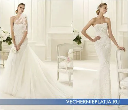 Pronovias esküvői ruhák (Pronovias) 2013-ban, több mint 130 fénykép, estélyi ruhák