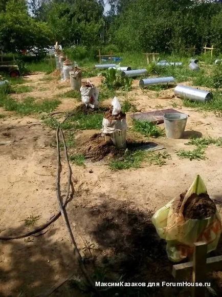 Cölöpalapozással korlata saját kezűleg