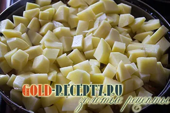 Párolt káposzta burgonyával recept fényképpel (párolt káposztával, burgonyával recept) Párolt káposzta burgonyával recept egy fotó