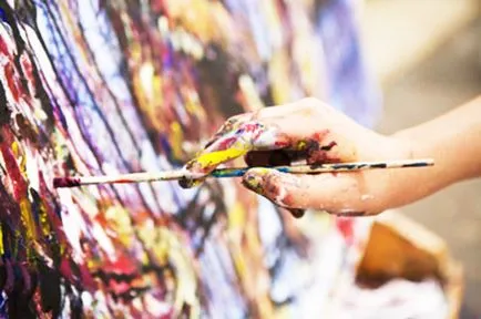 Creative női varázsát festmény hobbi tehetséges jellemek
