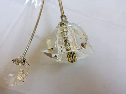Szerelési 12v LED izzók a csillár helyett halogén