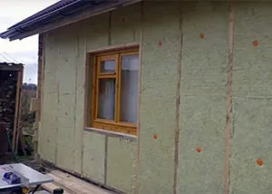 Melegítő a faház a külső és hogyan lehetne jobban elszigeteli