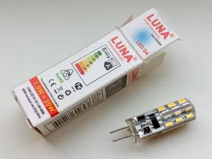 Szerelési 12v LED izzók a csillár helyett halogén