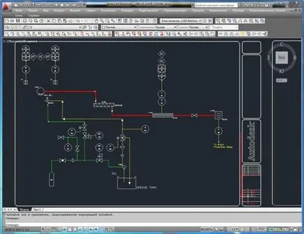 A nyitott DWG fájl