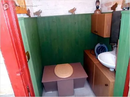 Hogyan építsünk egy WC a ház