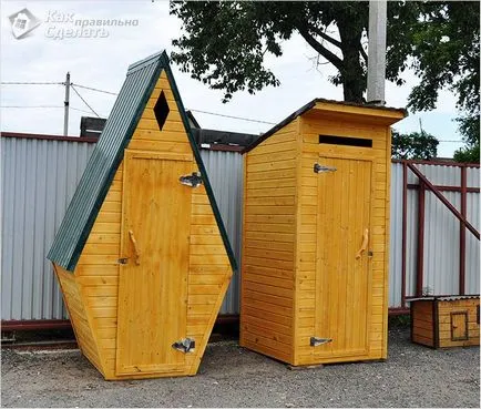 Hogyan építsünk egy WC a ház