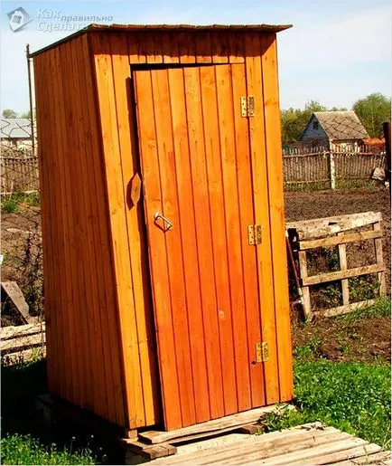 Hogyan építsünk egy WC a ház