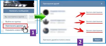 Hogyan küld meghívót a csoportba