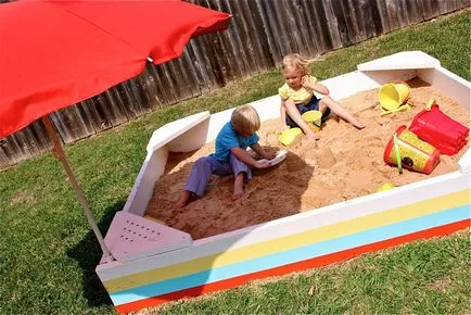 A festék sandbox