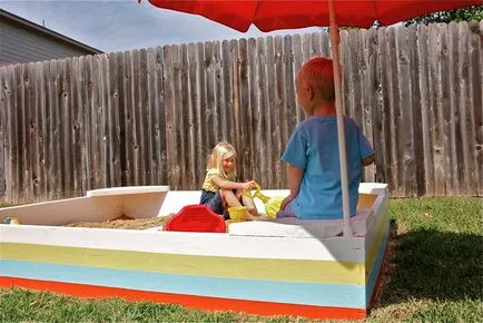 A festék sandbox