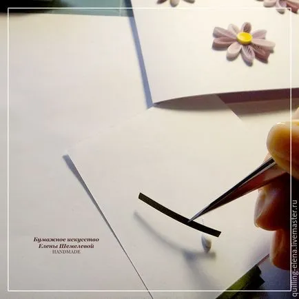 Képeslap kezüket Quilling Képeslap kezüket Quilling