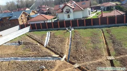 Hogyan lefolyó vizet a területről