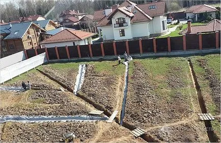 Hogyan lefolyó vizet a területről Hogyan lefolyó vizet a területről