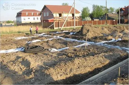 Hogyan lefolyó vizet a területről Hogyan lefolyó vizet a területről