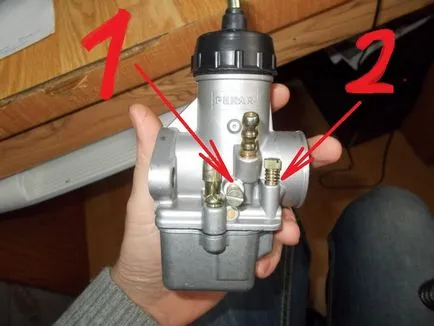 Hogyan állítsuk be a karburátor motorkerékpár