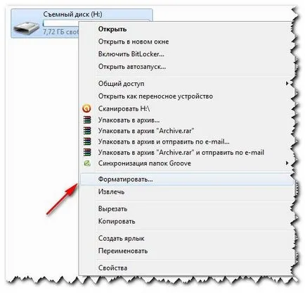 Hogyan formázza flash kártya