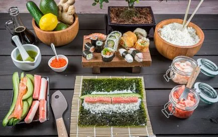 Hogyan készítsünk sushi és hengerek