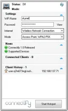 Wifi laptop hozzáférési pontként