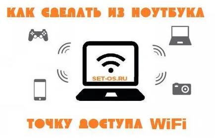Wifi laptop hozzáférési pontként