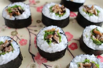 Hogyan készítsünk sushi és hengerek