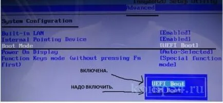 Hogyan kell telepíteni egy új laptop Windu