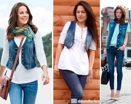 Abból, amit viselni farmer mellény - fotó kollekcióban, Beauty Box (farmer mellény a ruha fotó) Abból, amit viselni farmer mellény - fotó kollekcióban, Beauty Box