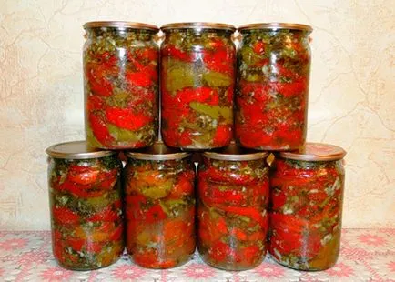 Padlizsán paradicsom paprika