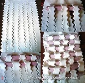 Hogyan csomagolja a kolbász a tésztába Hogyan csomagolja a kolbász a tésztába