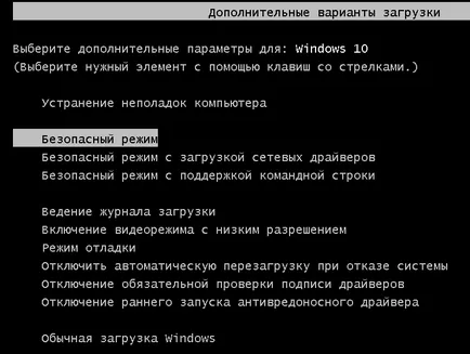 Hogyan indul csökkentett módban
