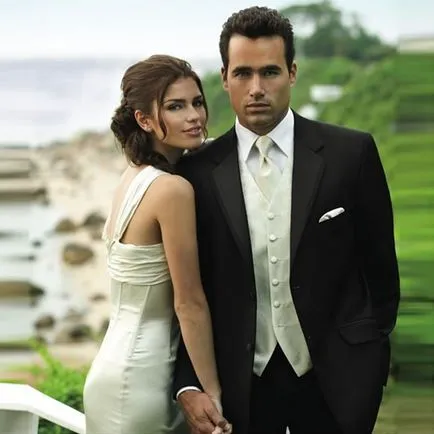 Jelmezt a menyasszony és a vőlegény Jelmezt a menyasszony és a vőlegény