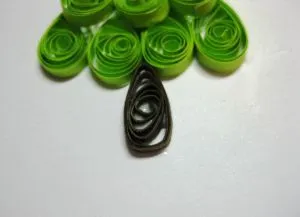 Képeslap kezüket Quilling