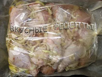 Csirke burgonyával a lyukba