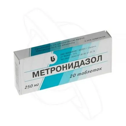 Mi veszi metronidazol