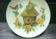 Master Class fordított decoupage lemezek Master Class fordított decoupage lemezek
