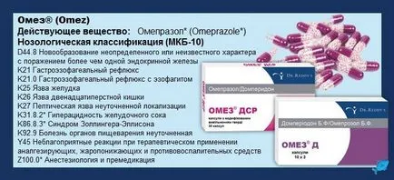 Omez ahonnan gyógyszerek
