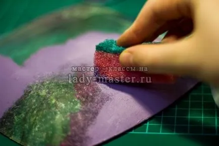 Master Class fordított decoupage lemezek