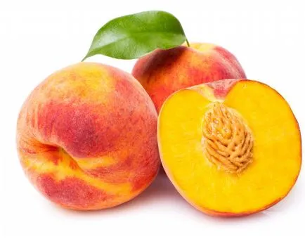 Peach olaj használatára haj