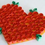Képeslap kezüket Quilling