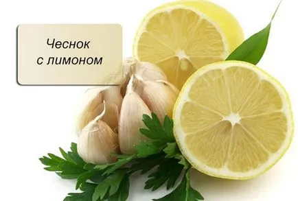 fokhagyma és citrom kezelés