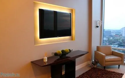 Hogyan készítsünk egy fal TV