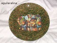 Master Class fordított decoupage lemezek
